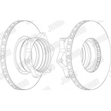 569112J JURID Гальмівний диск