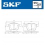 VKBP 90013 SKF Комплект гальмівних колодок дисковий гальм