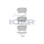 181674 ICER Комплект гальмівних колодок дисковий гальм