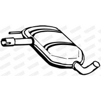 14445 WALKER Середній глушник вихлопних газів