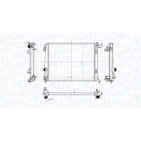 350213207500 MAGNETI MARELLI Радіатор охолодження двигуна