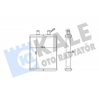 355250 KALE OTO RADYATÖR Теплообмінник обігрів салону