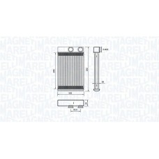 350218478000 MAGNETI MARELLI Теплообмінник обігрів салону