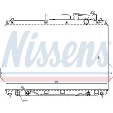 67527 NISSENS Радіатор охолодження двигуна