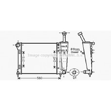 FTA2345 AVA QUALITY COOLING Радіатор охолодження двигуна