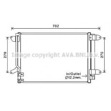 VN5330D AVA QUALITY COOLING Конденсатор кондиціонера