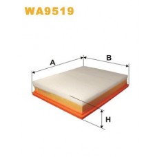 WA9519 WIX FILTERS Повітряний фільтр