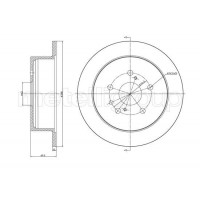 800-1542C CIFAM Гальмівний диск