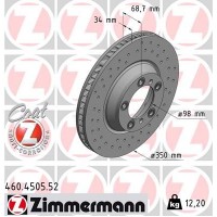 460.4505.52 ZIMMERMANN Гальмівний диск