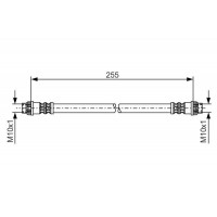 1 987 476 178 BOSCH Гальмівний шланг