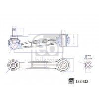 183325 FEBI BILSTEIN Тяга стійка стабілізатор