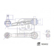 183325 FEBI BILSTEIN Тяга стійка стабілізатор