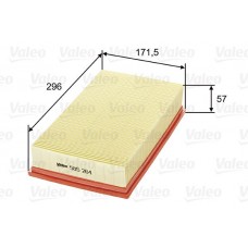 585264 VALEO Повітряний фільтр