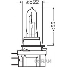 64176 OSRAM Лампа розжарювання фара дальнього світла