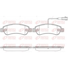 1238.02 REMSA КомплеК т гальмівних колодок, дискове гальмо