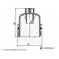 ADBP990030 BLUE PRINT Кришка корпус масляного фільтра