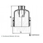 ADBP990030 BLUE PRINT Кришка корпус масляного фільтра