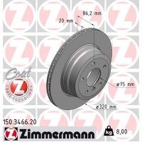 150.3466.20 ZIMMERMANN Гальмівний диск