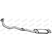 Предглушник вихлопних газів WALKER 15060