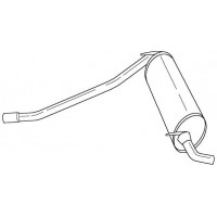 12639 SIGAM Глушник вихлопних газів кінцевий