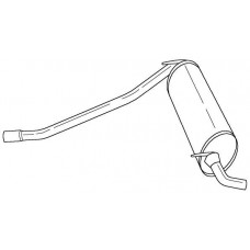 12639 SIGAM Глушник вихлопних газів кінцевий