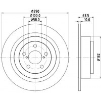 8DD 355 113-791 HELLA Гальмівний диск
