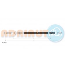 070222 ADRIAUTO CITROEN Трос ручного гальма лівий. пр. AX 86- 1