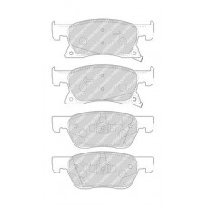 FDB4933 FERODO КомплеК т гальмівних колодок, дискове гальмо