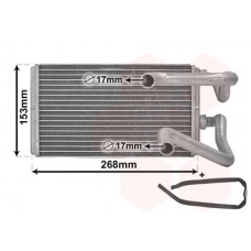 32006259 VAN WEZEL Теплообмінник обігрів салону