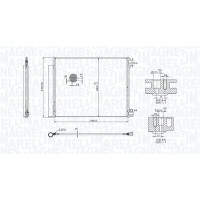 350203101800 MAGNETI MARELLI Конденсатор кондиціонера