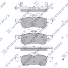 SP4133 Hi-Q Комплект гальмівних колодок дисковий гальм SP4133 Hi-Q Комплект гальмівних колодок дисковий гальм
