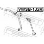 VWSB1J2R FEBEST Опора стабілізатора