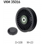 VKM 35016 SKF Паразитный / ведущий ролик, Поліклиновий ремінь