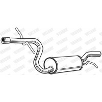 23048 WALKER Середній глушник вихлопних газів