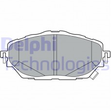 LP3378 DELPHI Комплект гальмівних колодок дисковий гальм