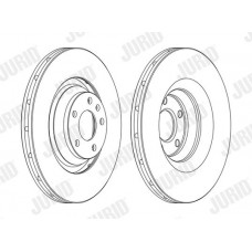 562506JC-1 JURID Гальмівний диск