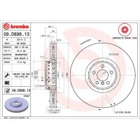 09.D898.13 BREMBO Гальмівний диск