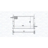 350213189300 MAGNETI MARELLI Радіатор охолодження двигуна