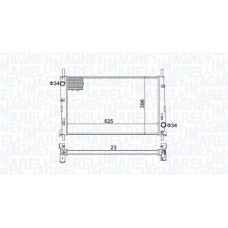 350213189300 MAGNETI MARELLI Радіатор охолодження двигуна