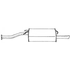 65634 SIGAM Глушник вихлопних газів кінцевий