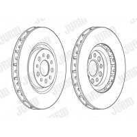 562394JC-1 JURID Гальмівний диск