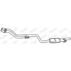 19524 WALKER Предглушник вихлопних газів