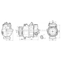 VNAK447 AVA QUALITY COOLING Компресор кондиціонера
