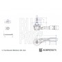 ADBP870075 BLUE PRINT Наконечник поперечної кермової тяги