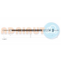 11.0247.1 ADRIAUTO Тросик, cтояночный тормоз