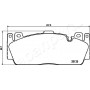 PA-0127AF JAPANPARTS Комплект гальмівних колодок дисковий гальм