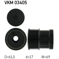 VKM 03405 SKF Механізм вільного ходу генератора