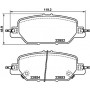 8DB 355 039-191 HELLA Комплект гальмівних колодок дисковий гальм