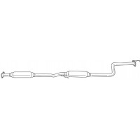 23400 SIGAM Середній глушник вихлопних газів