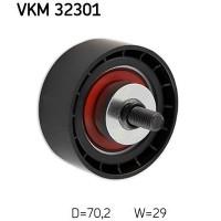 VKM 32301 SKF Паразитный / ведущий ролик, Поліклиновий ремінь